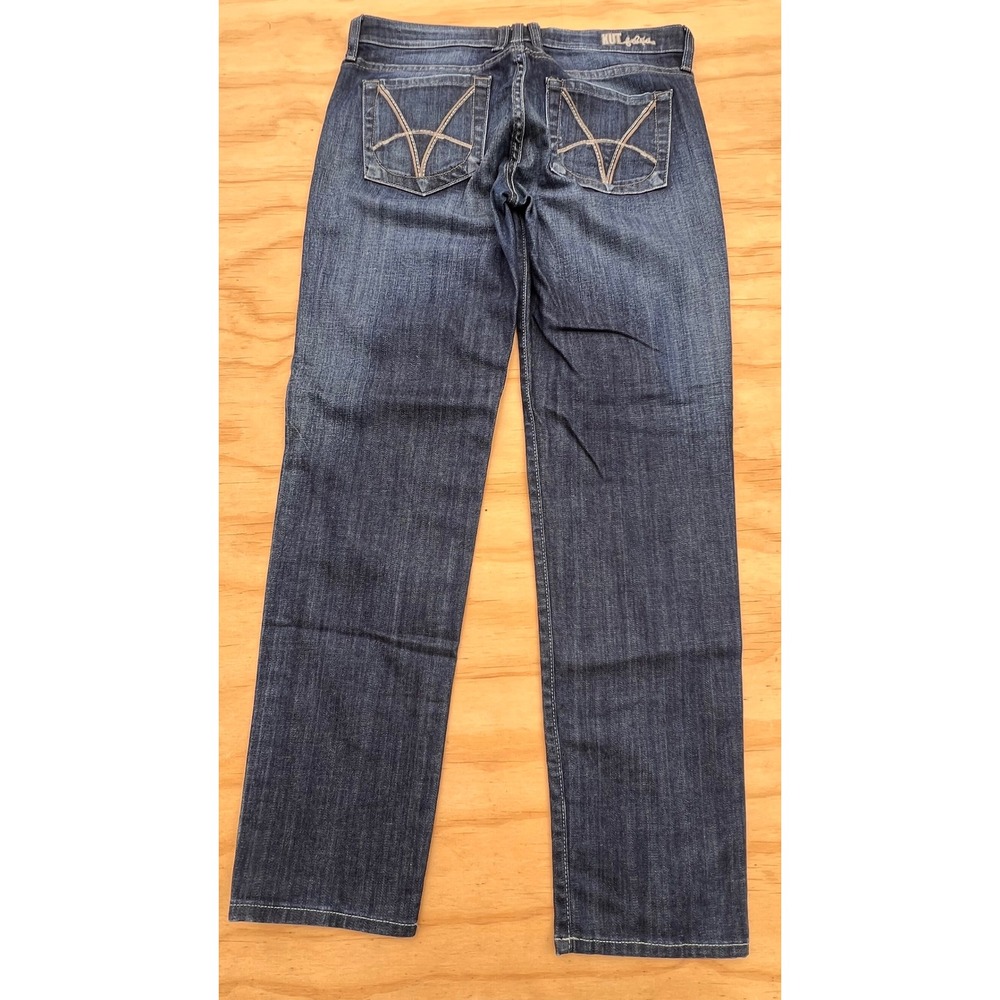 KUT from the Kloth Catherine Boyfriend Jeans Dark Wash Size 6 Straight Leg Denim - Picture 10 of 11